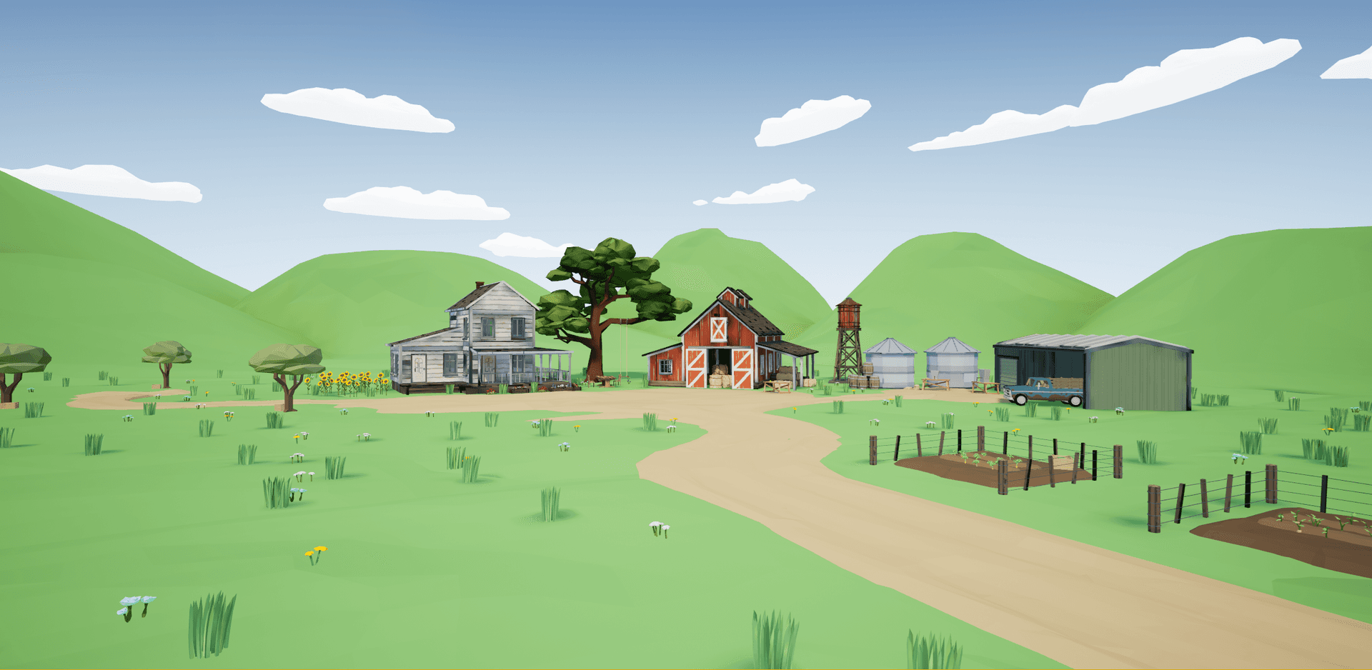 A screenshot of VR Office Exercises